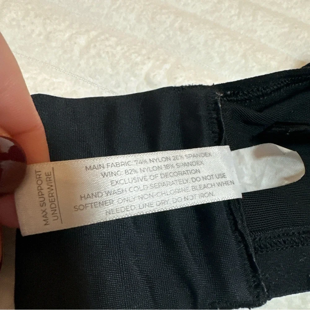 Lane Bryant Livi Active Dark Gray Sports Bra 46DDD